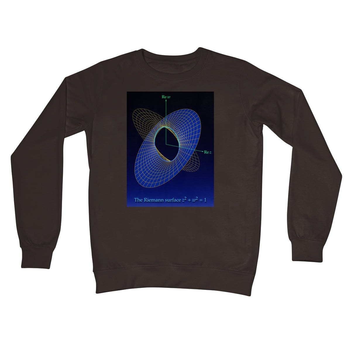 Complex Circle, 1 Slit Crew Neck Sweatshirt