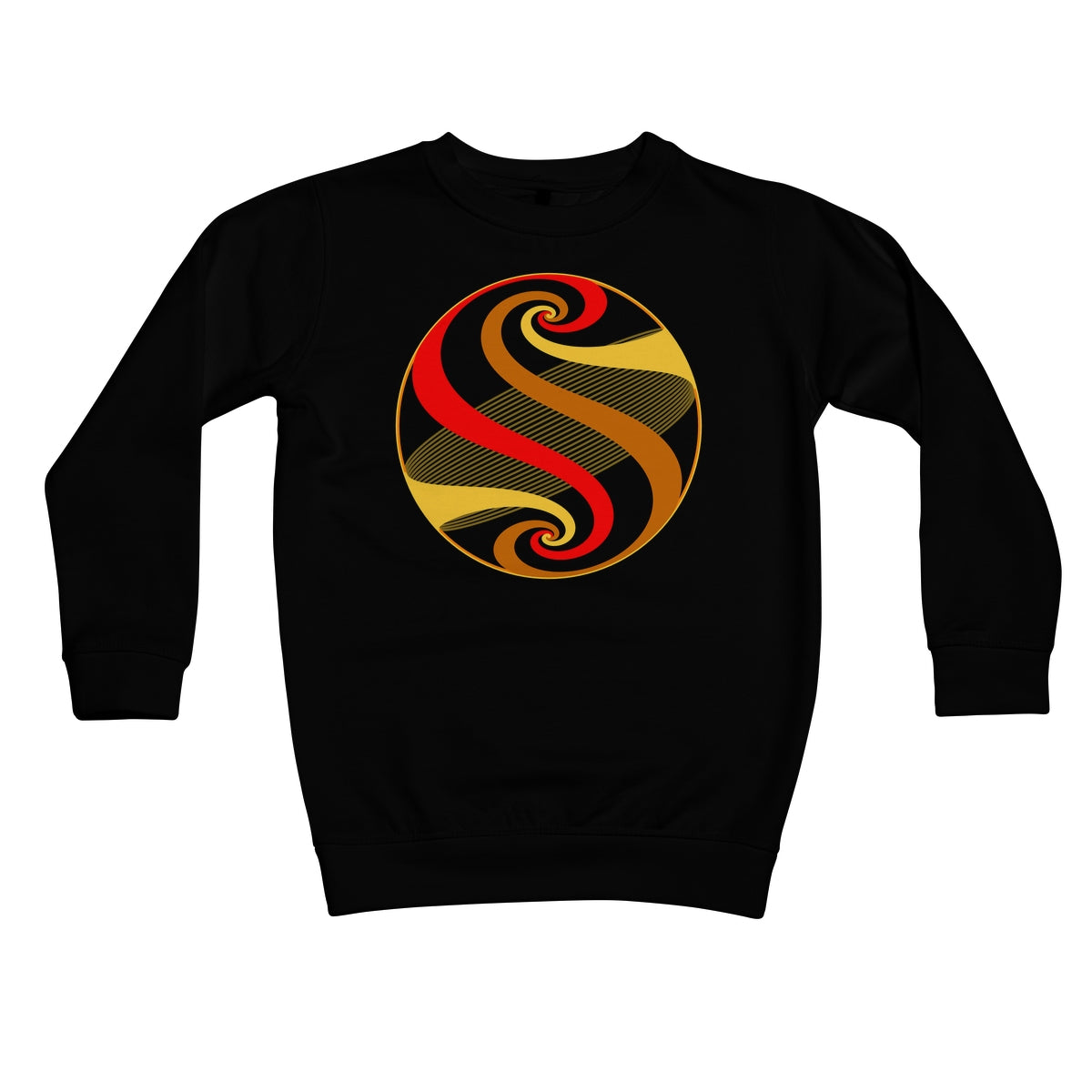 Möbius Flow, Dawn Sphere Kids Sweatshirt