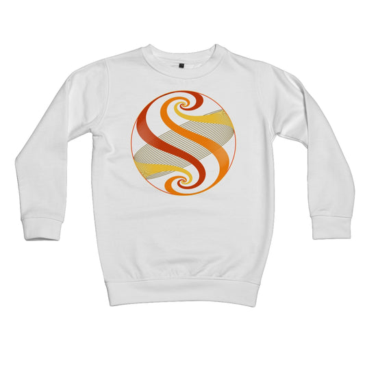 Möbius Flow, Autumn Sphere Kids Sweatshirt