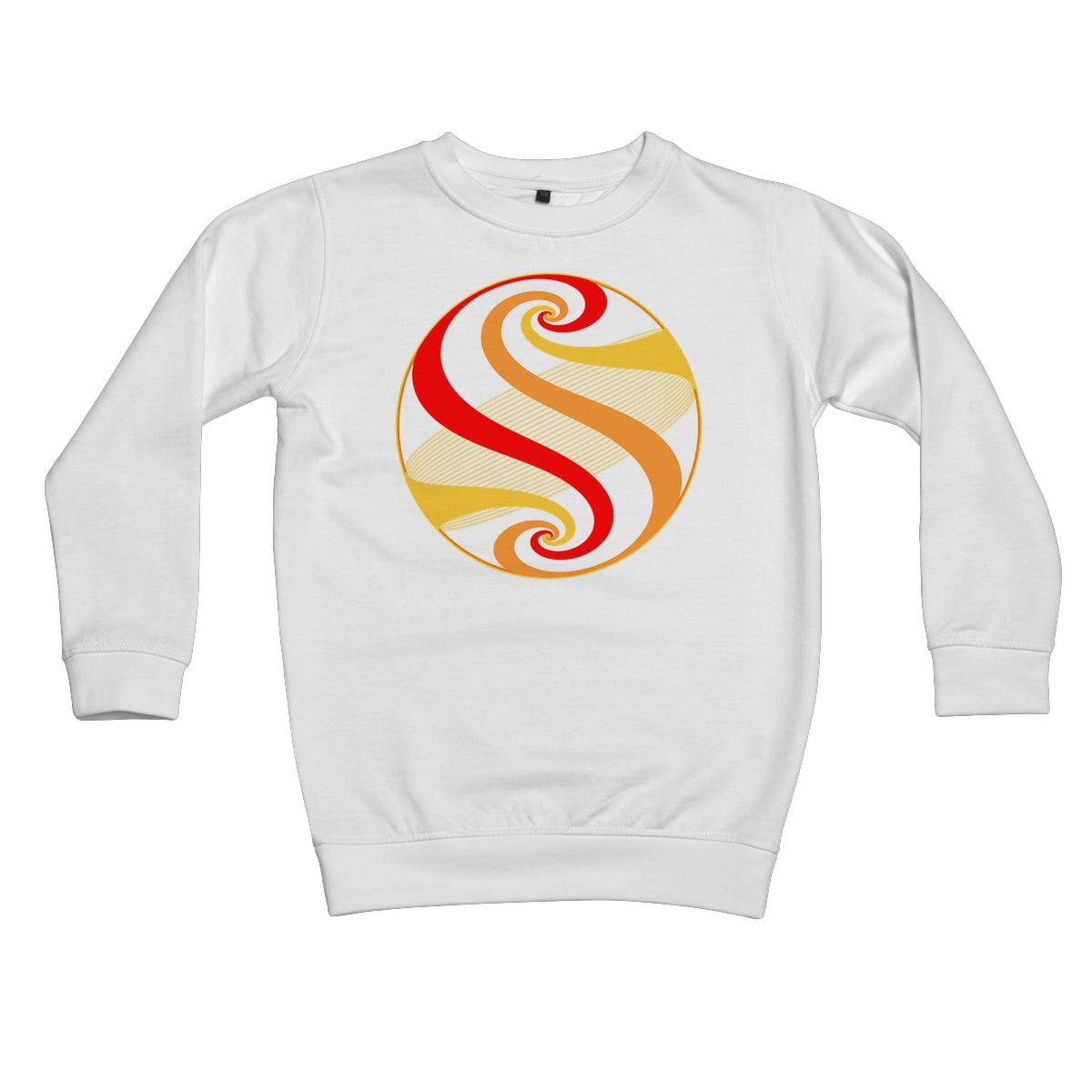 Möbius Flow, Dawn Sphere Kids Sweatshirt