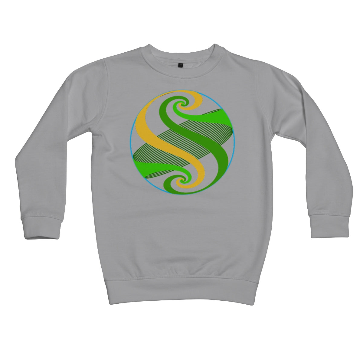 Möbius Flow, Pond Sphere Kids Sweatshirt