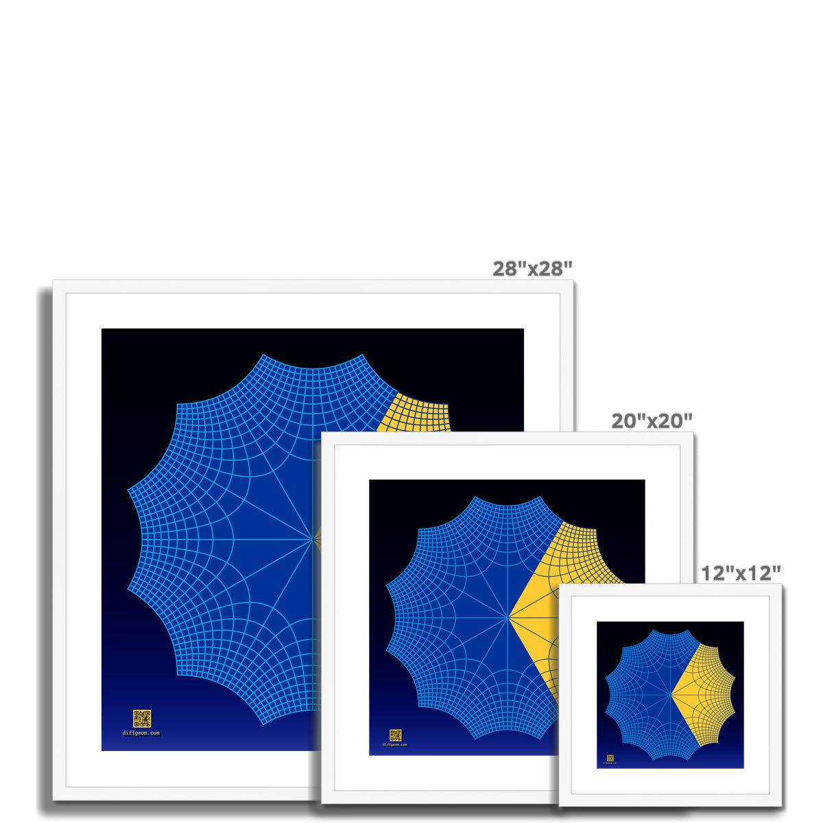 Complex Cube Roots Framed & Mounted Print