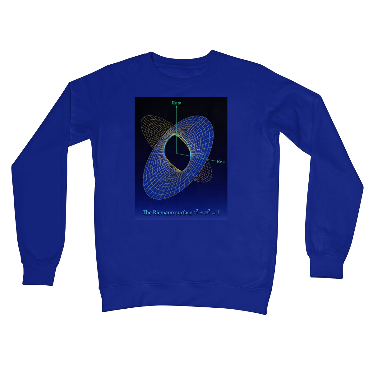 Complex Circle, 1 Slit Crew Neck Sweatshirt