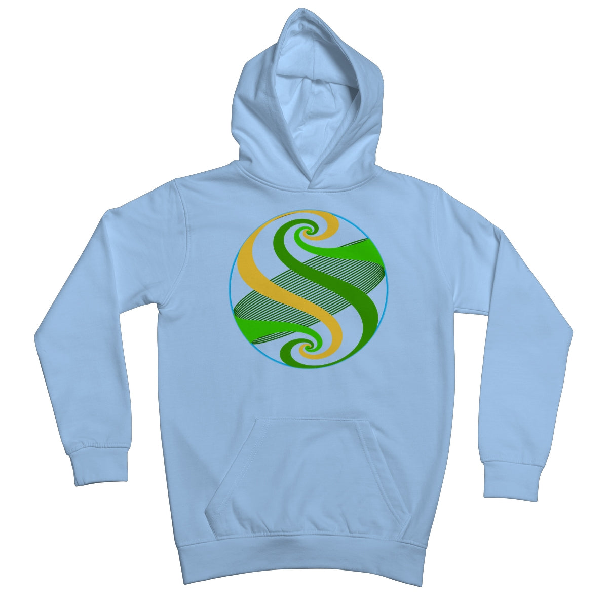 Möbius Flow, Pond Sphere Kids Hoodie