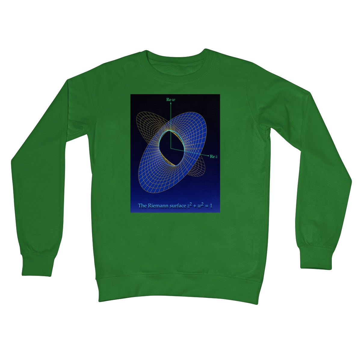 Complex Circle, 1 Slit Crew Neck Sweatshirt