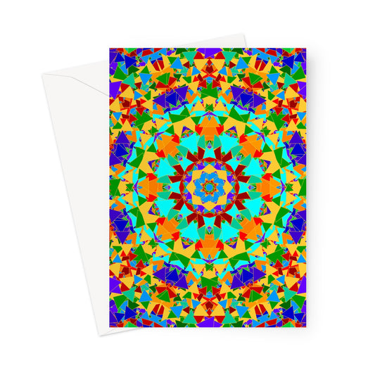 Kaleidoscope D8 Greeting Card