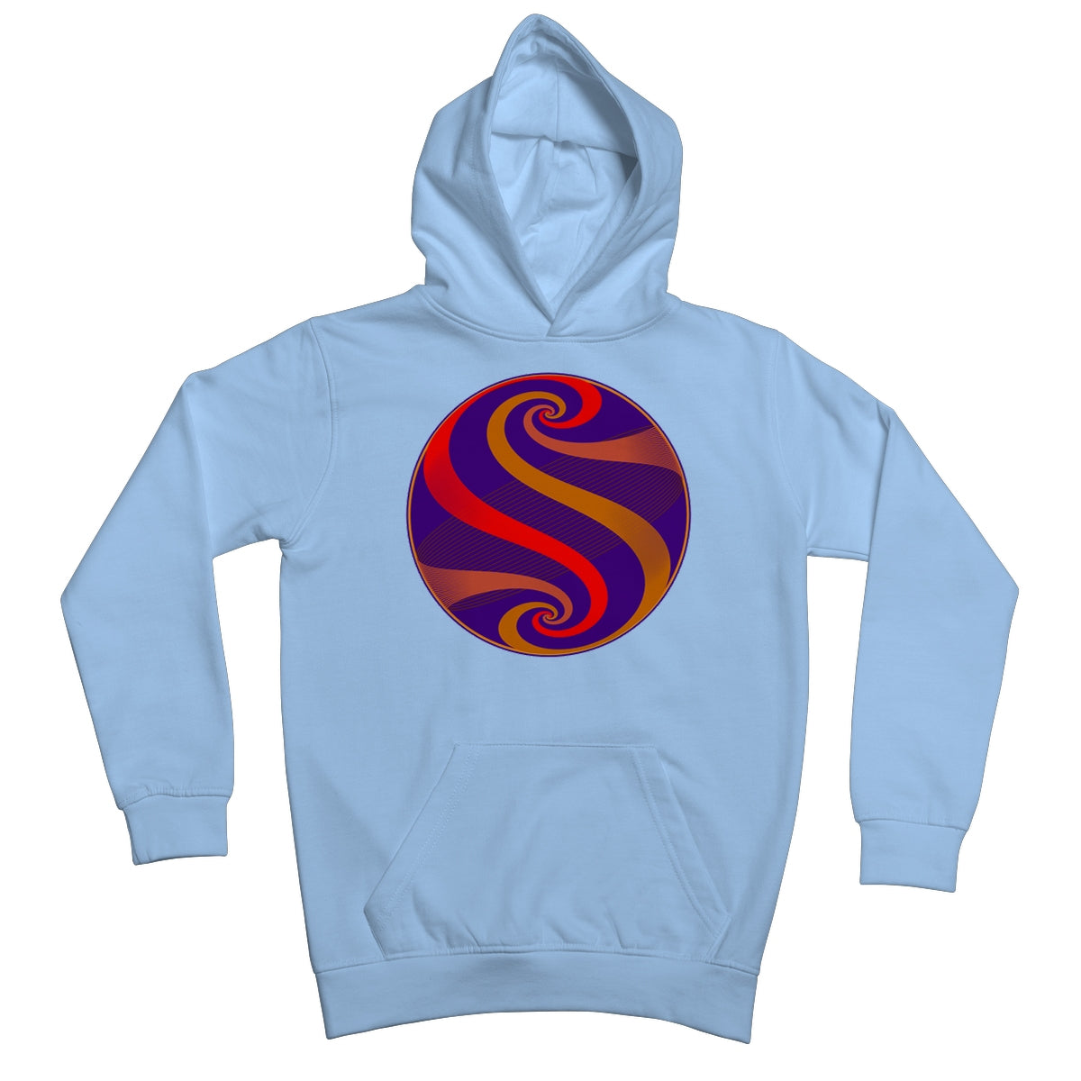 Möbius Flow, Dawn Globe Kids Hoodie