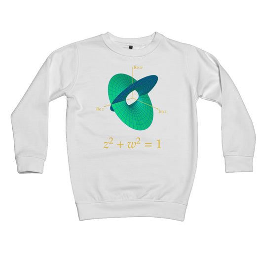 Complex Circle, 1 Slit Kids Sweatshirt