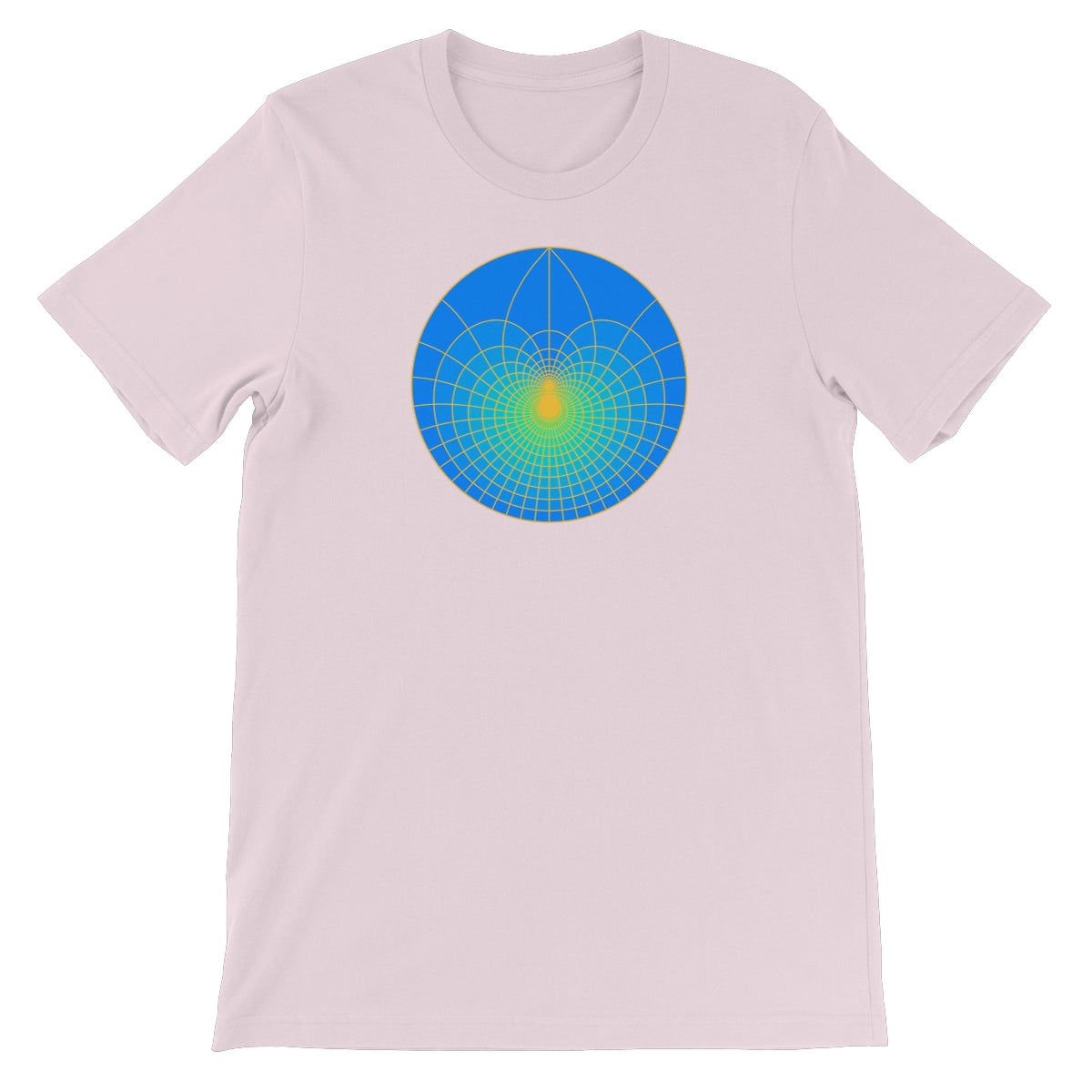 Lotus, Sky Unisex Short Sleeve T-Shirt