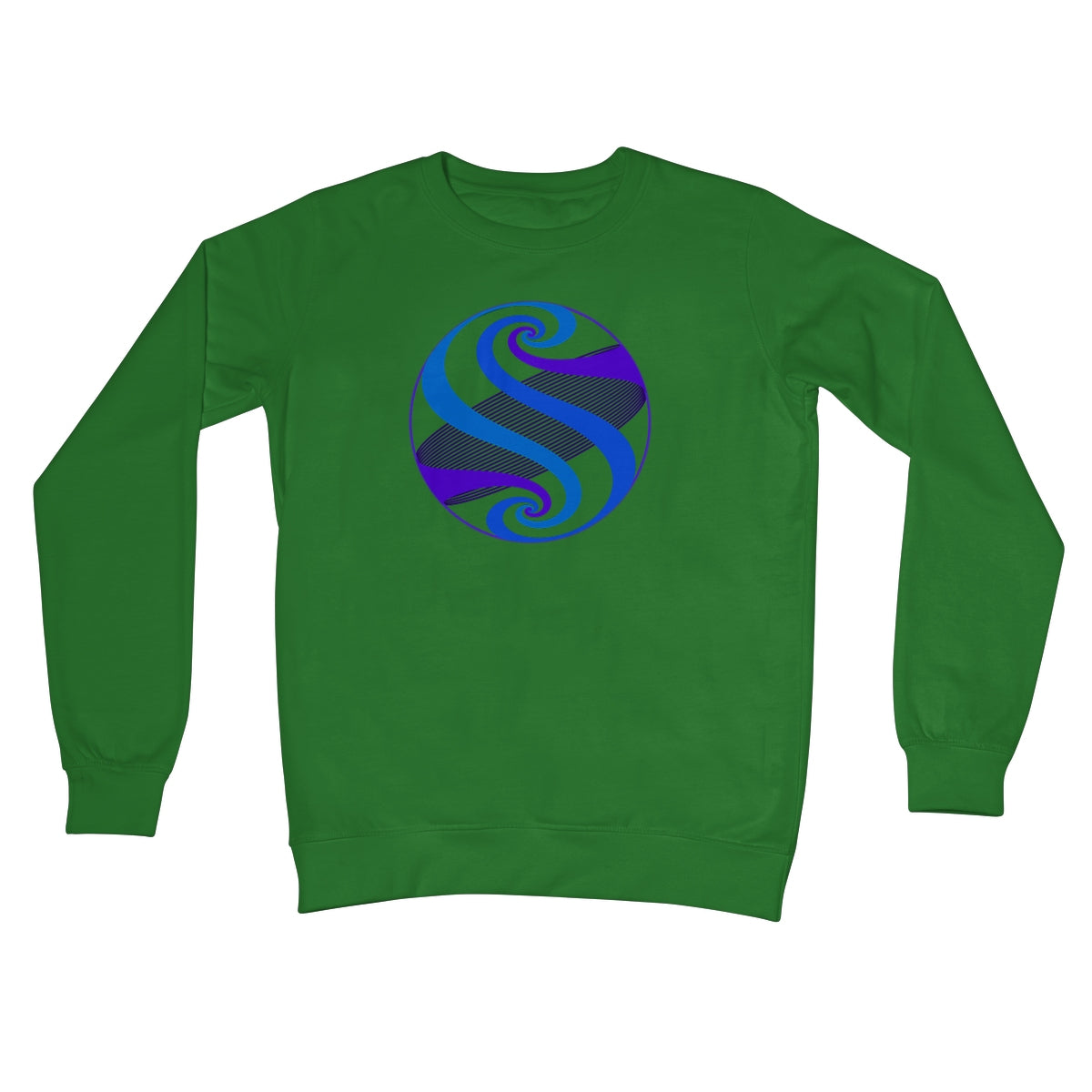 Möbius Flow, Twilight Sphere Crew Neck Sweatshirt