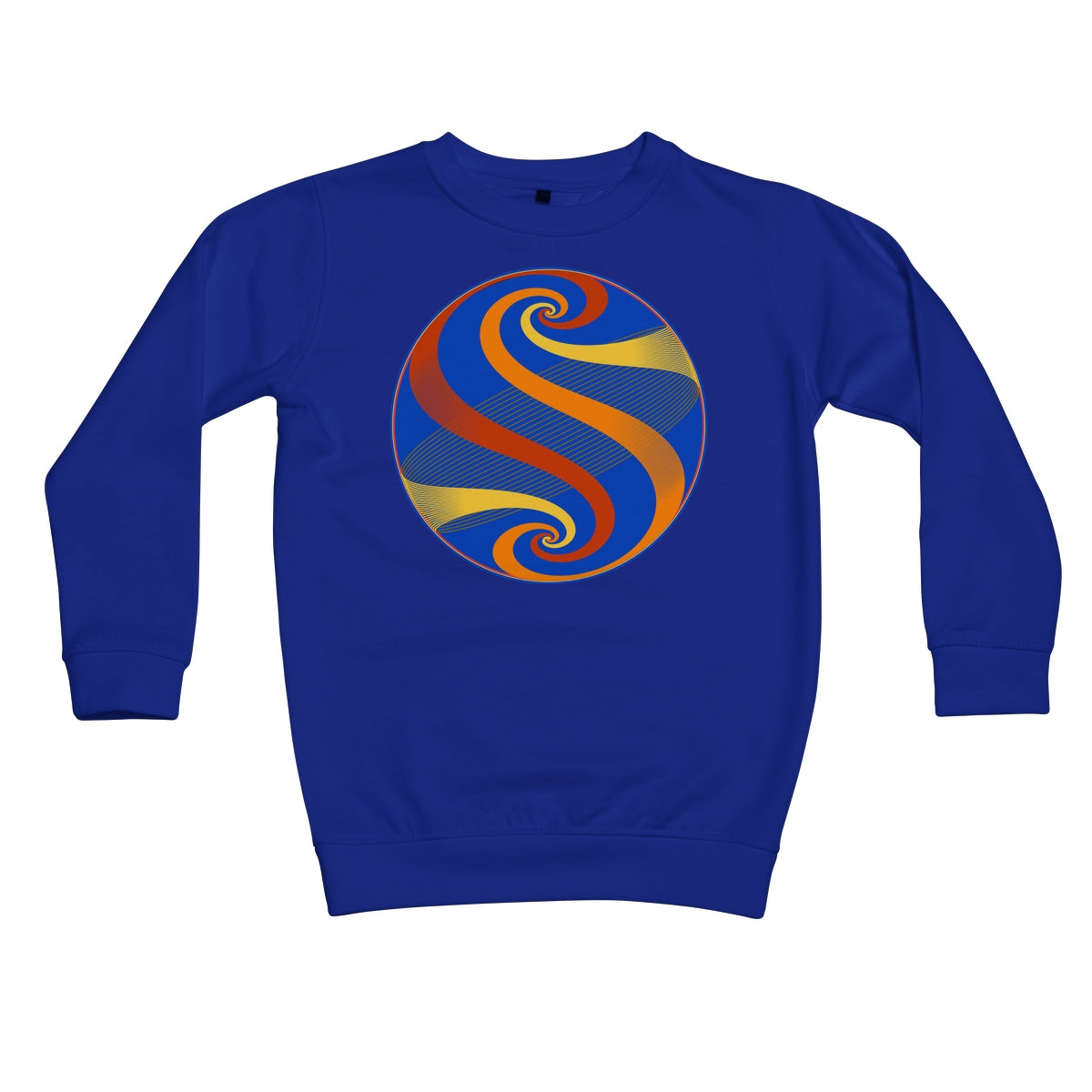 Möbius Flow, Autumn Globe Kids Sweatshirt