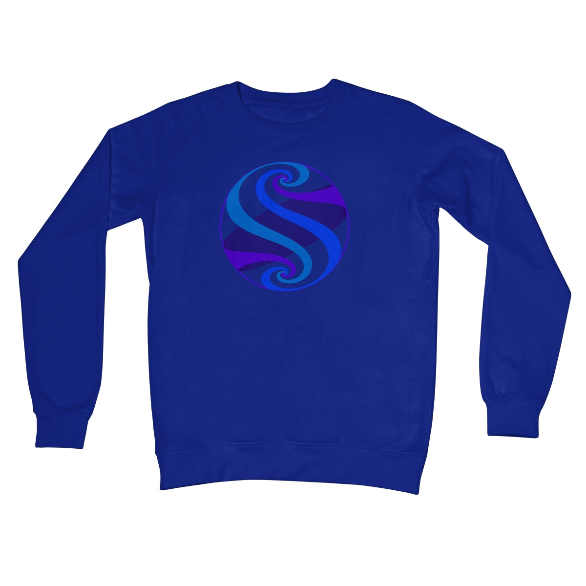 Möbius Flow, Twilight Sphere Crew Neck Sweatshirt