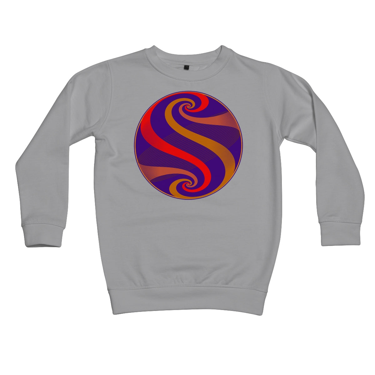 Möbius Flow, Dawn Globe Kids Sweatshirt