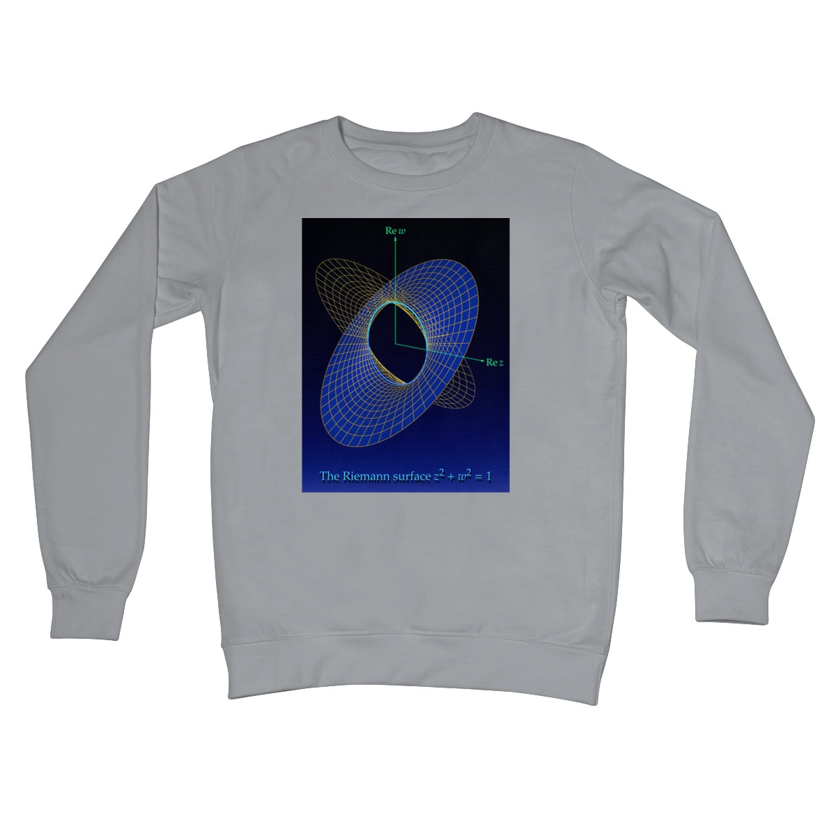 Complex Circle, 1 Slit Crew Neck Sweatshirt