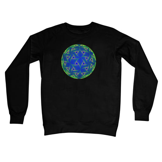 Diatom, Green Crew Neck Sweatshirt