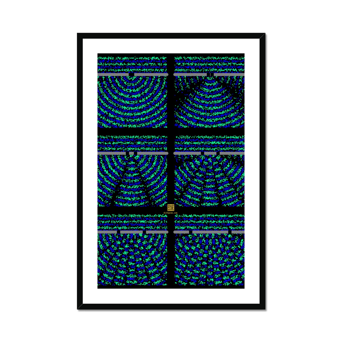 Double Slit Experiment Framed & Mounted Print