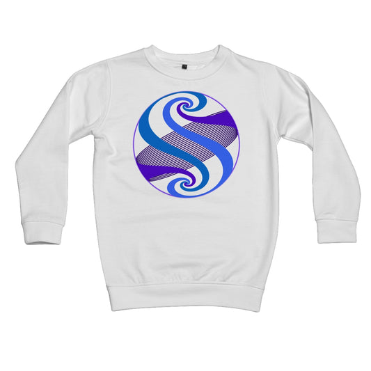 Möbius Flow, Twilight Sphere Kids Sweatshirt