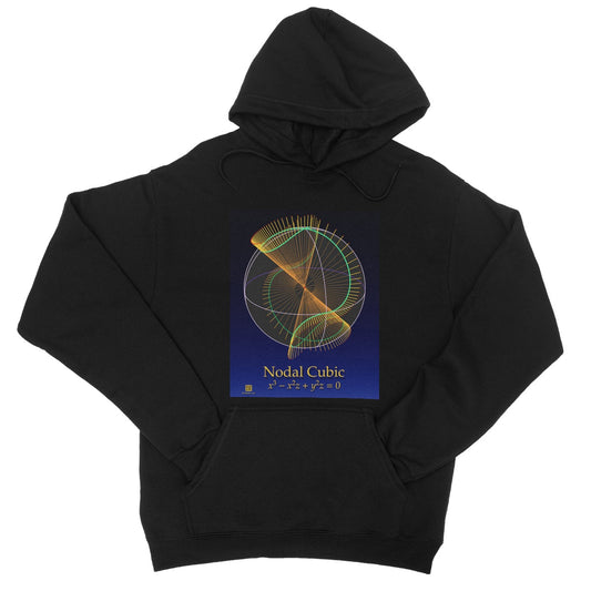 Projectivized Nodal Cubic College Hoodie