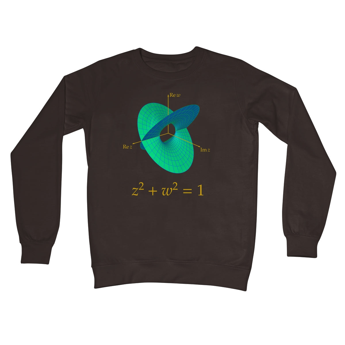 Complex Circle, 1 Slit Crew Neck Sweatshirt