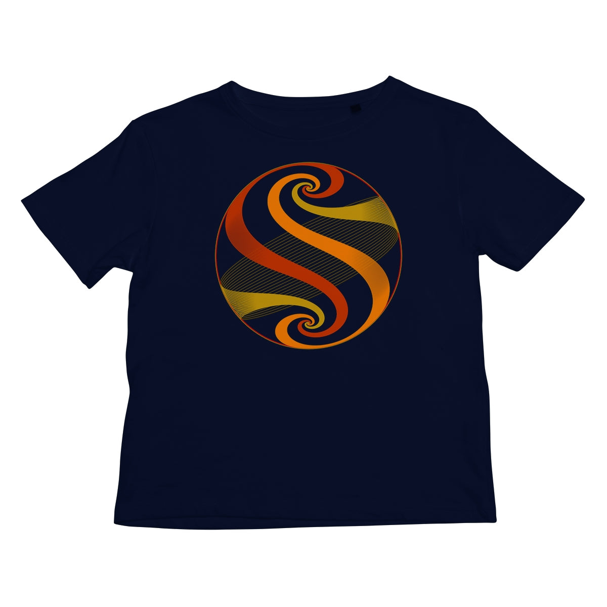 Möbius Flow, Autumn Sphere Kids T-Shirt