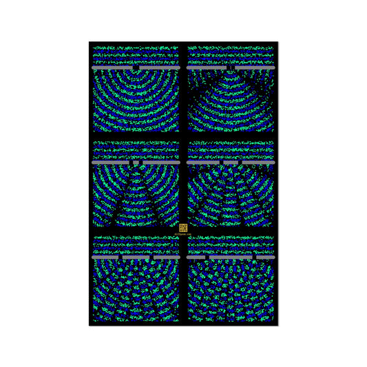 Double Slit Experiment Hahnemühle German Etching Print