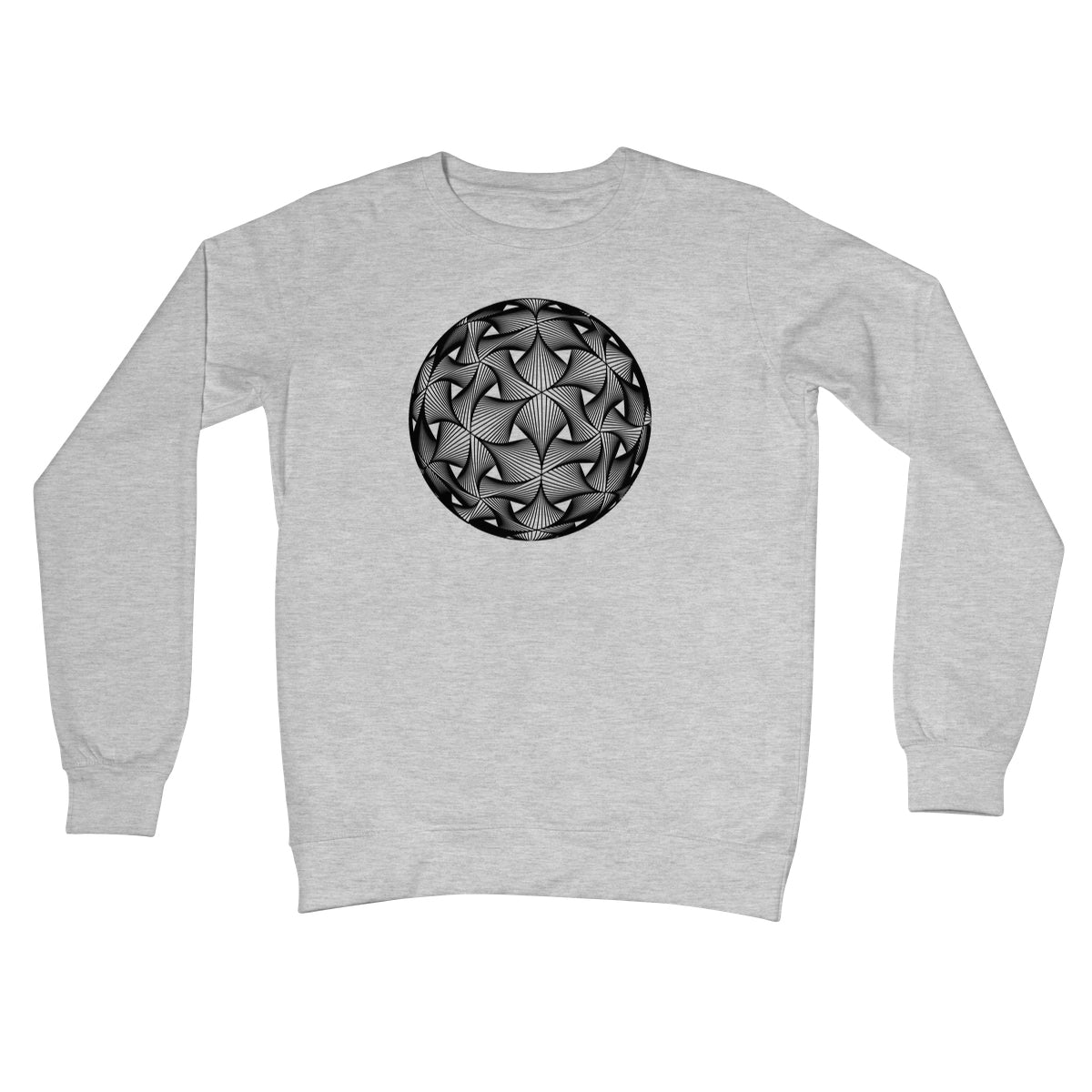 Diatom, Black Crew Neck Sweatshirt