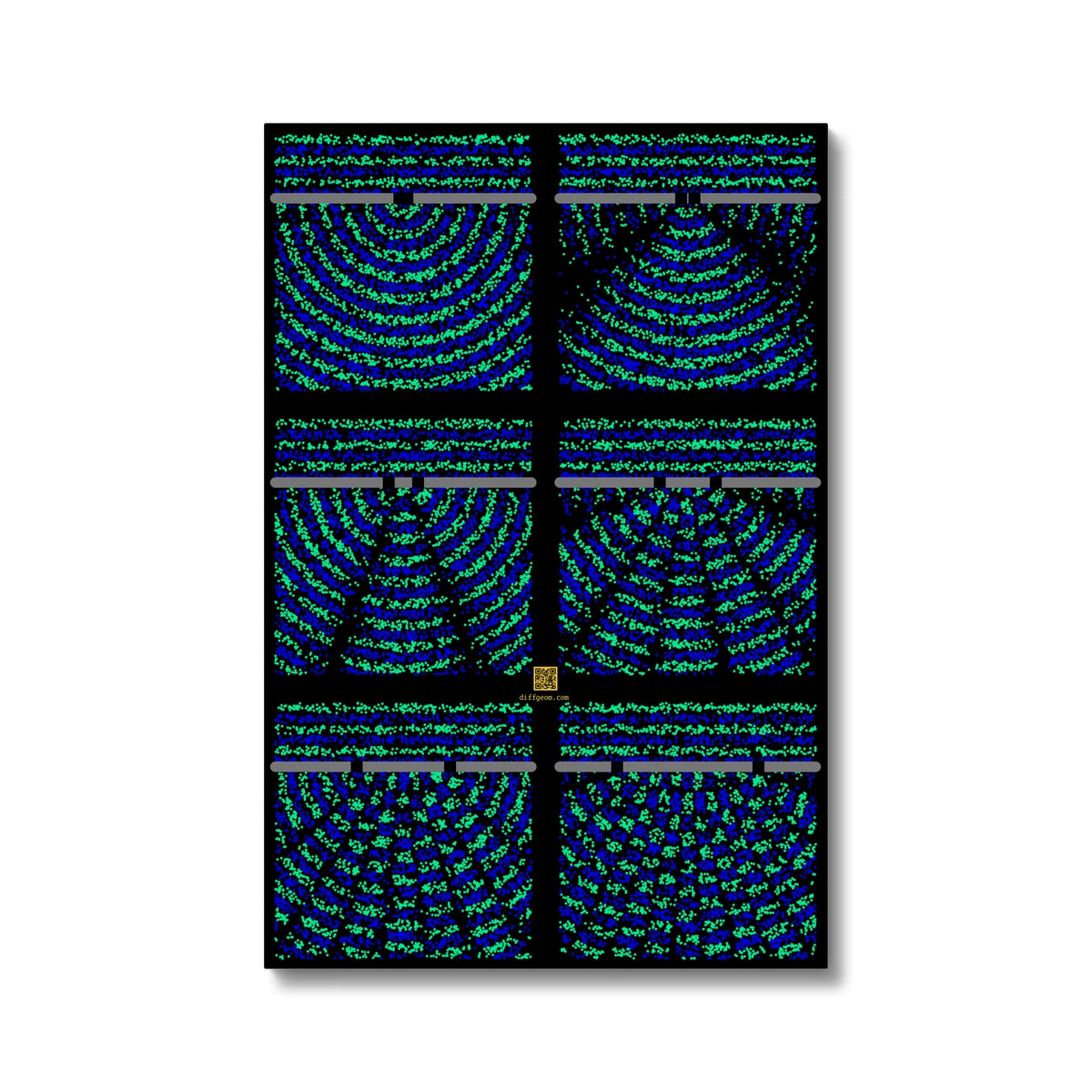 Double Slit Experiment Eco Canvas