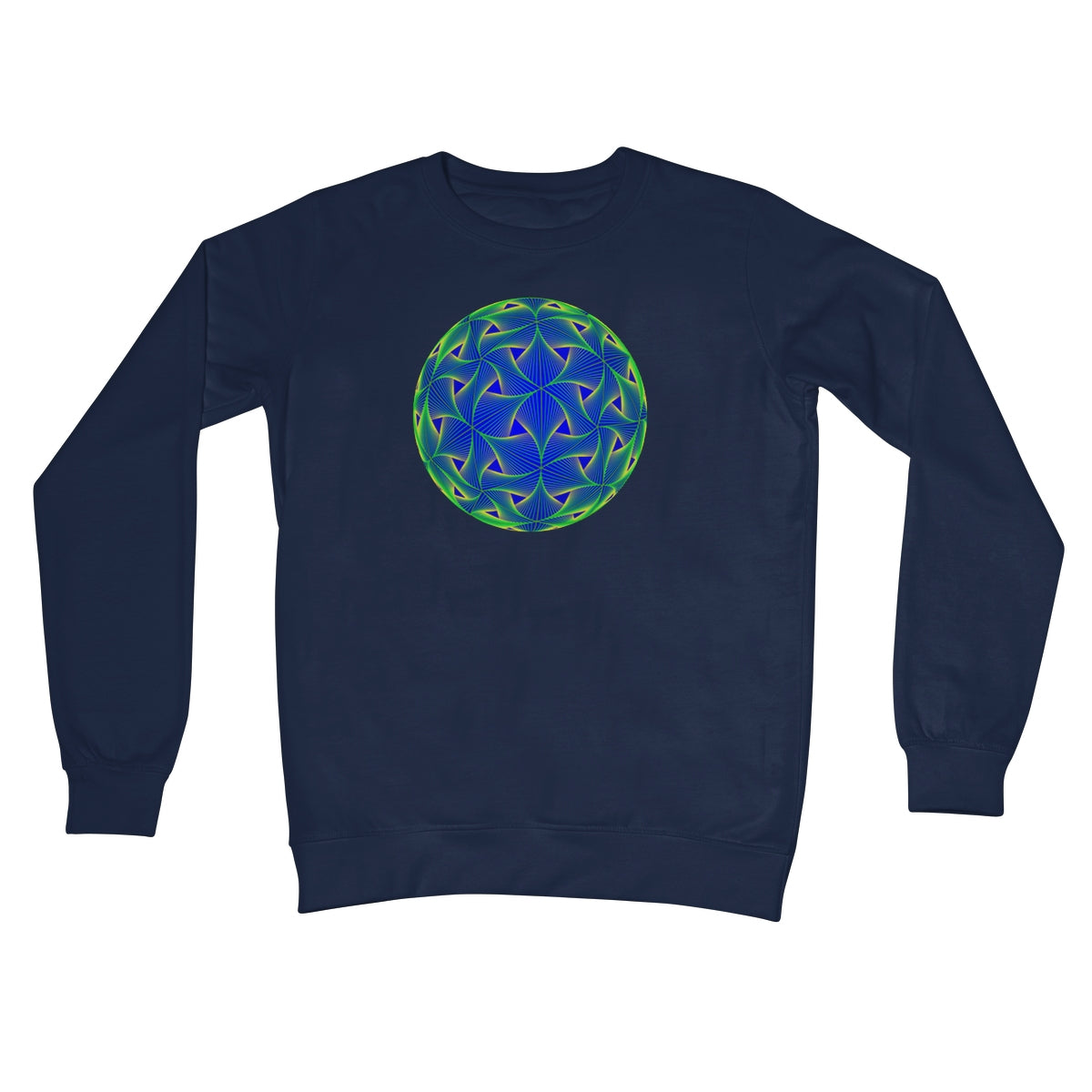 Diatom, Green Crew Neck Sweatshirt