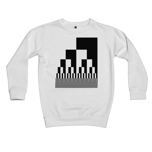 Binary Cascade Kids Sweatshirt