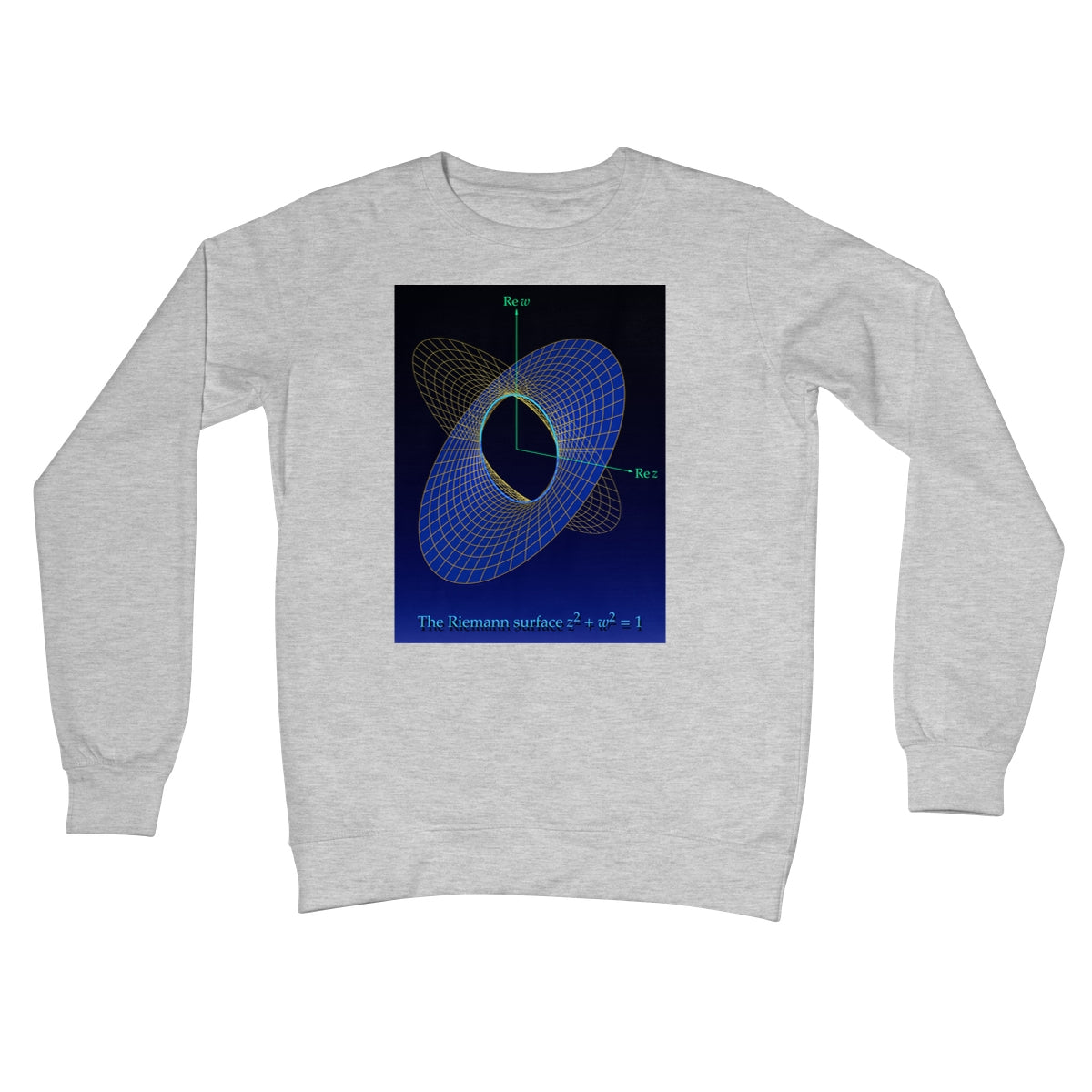 Complex Circle, 1 Slit Crew Neck Sweatshirt