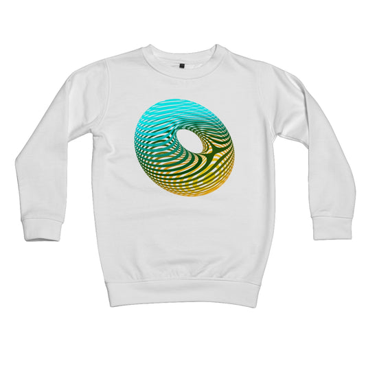 Morse Theory, Oblique Kids Sweatshirt