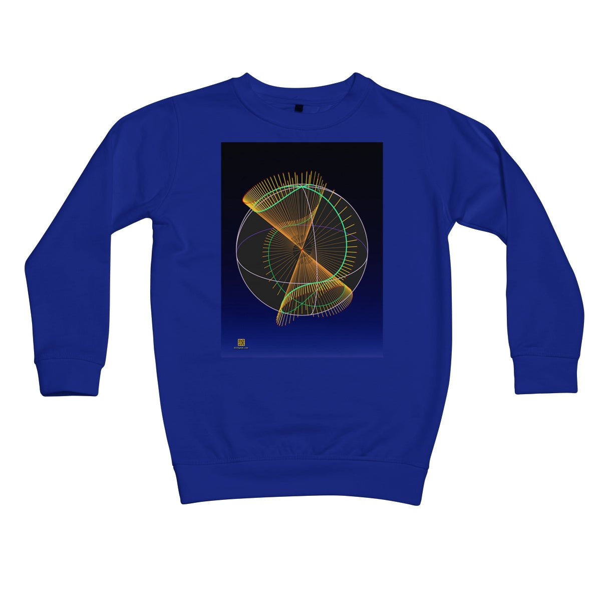 Projectivized Nodal Cubic Kids Sweatshirt