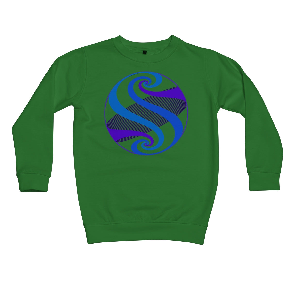 Möbius Flow, Twilight Sphere Kids Sweatshirt