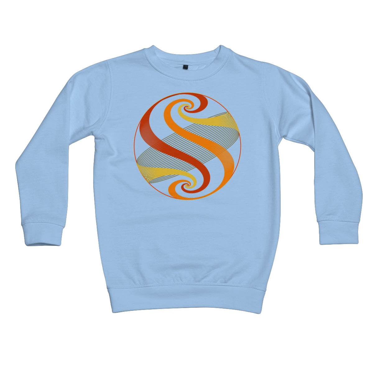 Möbius Flow, Autumn Sphere Kids Sweatshirt