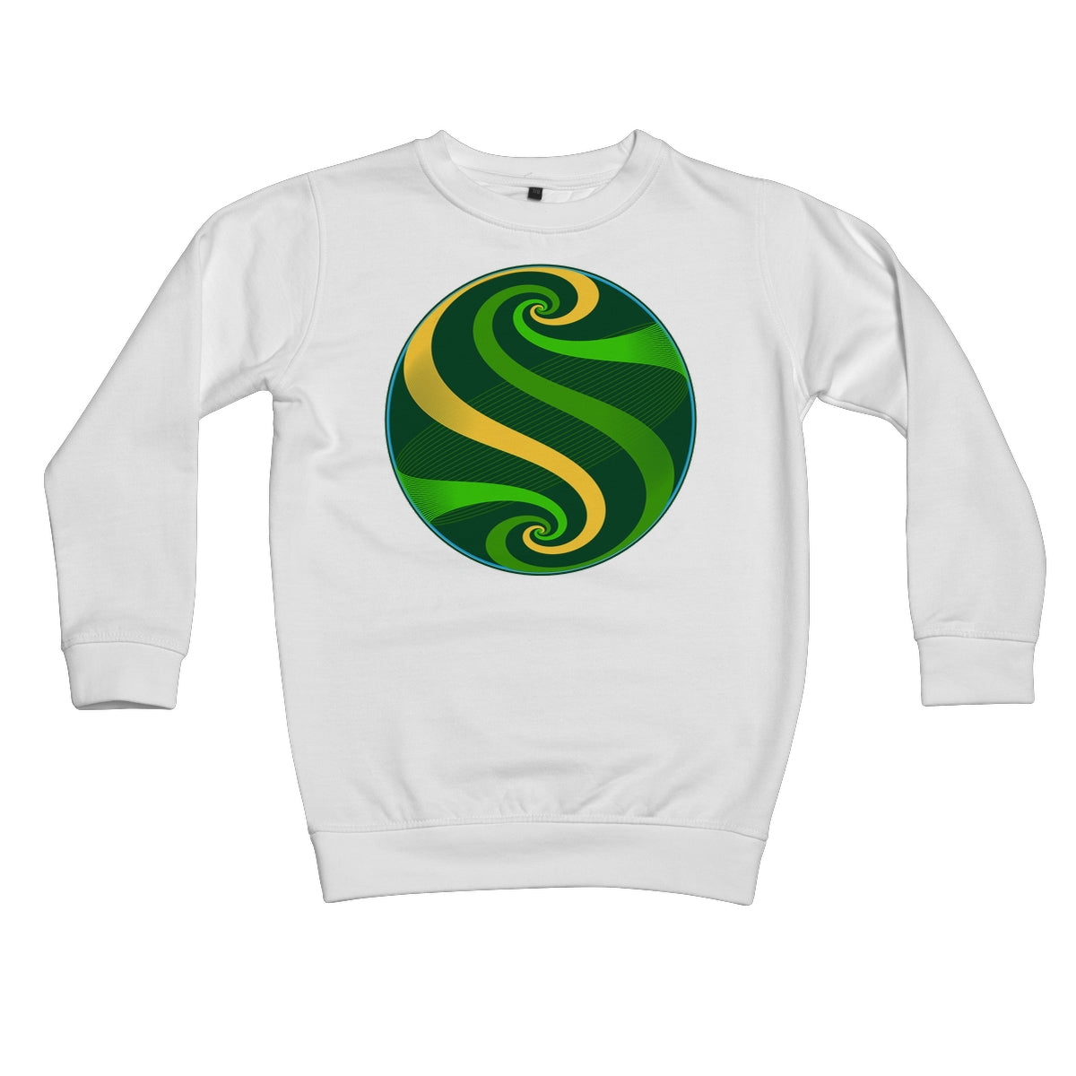 Möbius Flow, Pond Globe Kids Sweatshirt