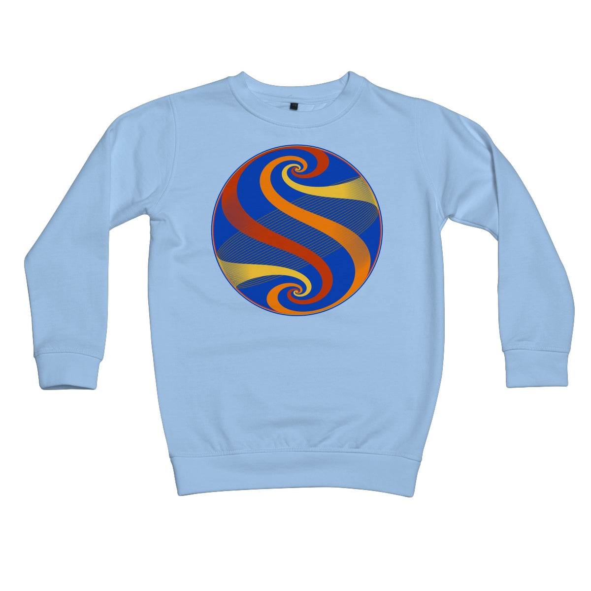 Möbius Flow, Autumn Globe Kids Sweatshirt