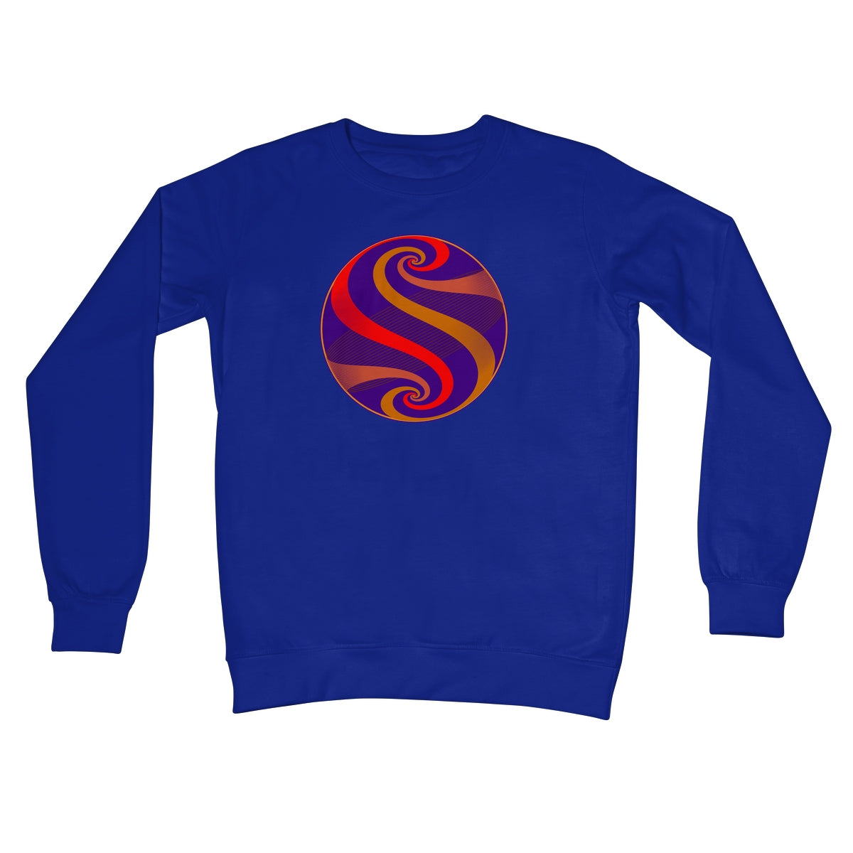 Möbius Flow, Dawn Globe Crew Neck Sweatshirt