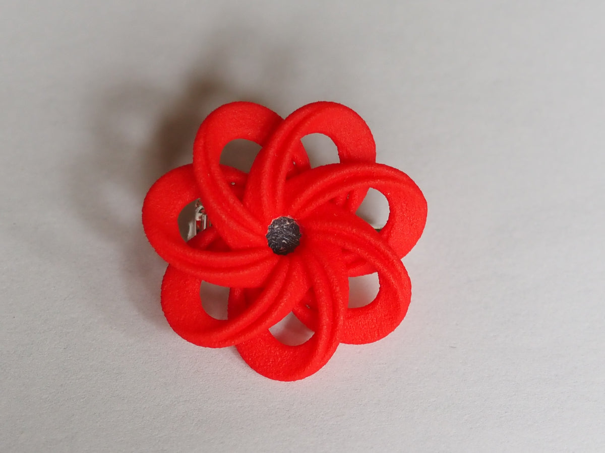 Anemone 7,23 Pin, Red Nylon