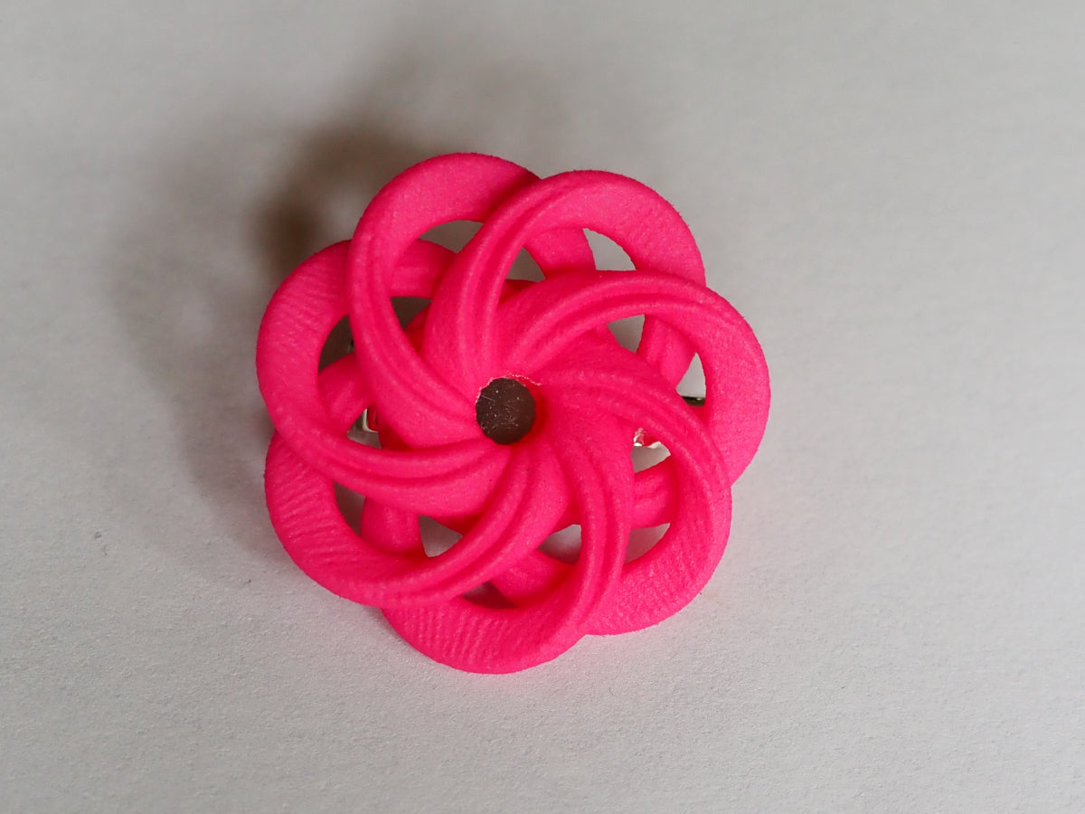 Anemone 7,34 Pin, Pink Nylon