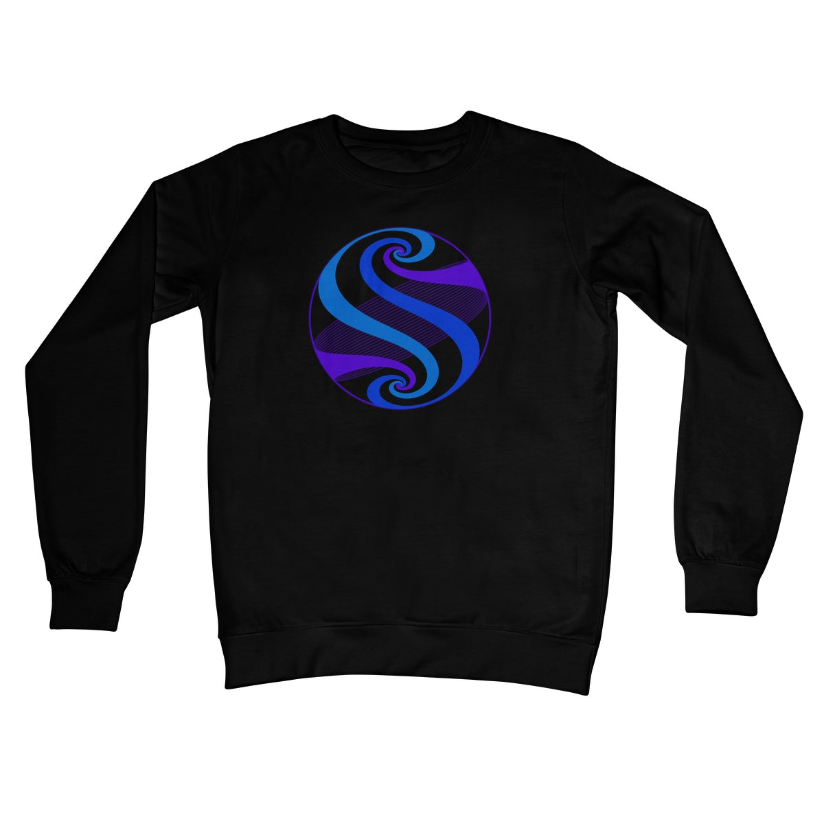 Möbius Flow, Twilight Sphere Crew Neck Sweatshirt