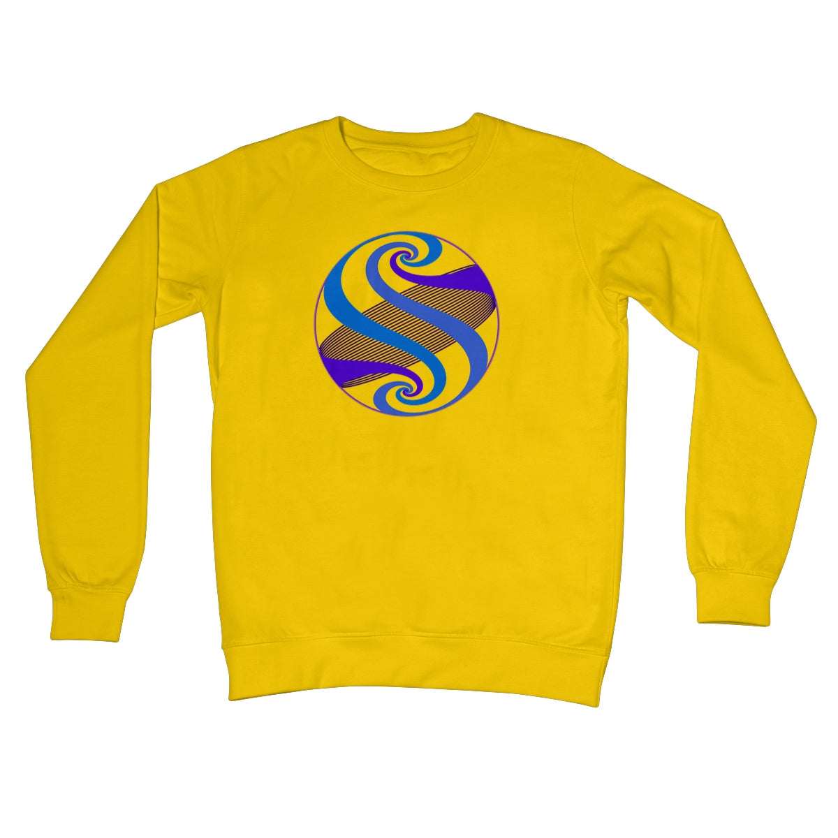 Möbius Flow, Twilight Sphere Crew Neck Sweatshirt