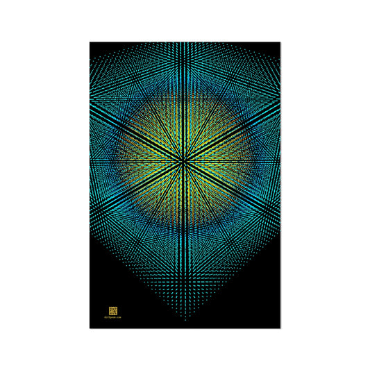 Crystallogram Wall Art Poster