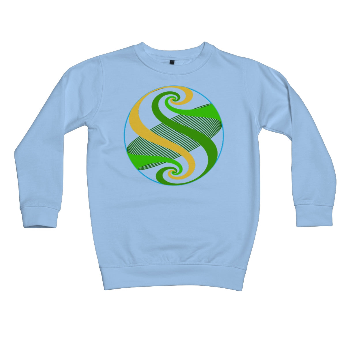 Möbius Flow, Pond Sphere Kids Sweatshirt