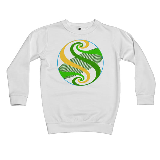 Möbius Flow, Pond Sphere Kids Sweatshirt