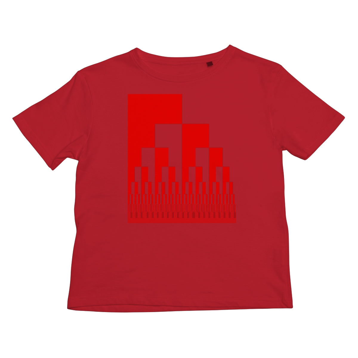 Binary Cascade, Red Kids T-Shirt