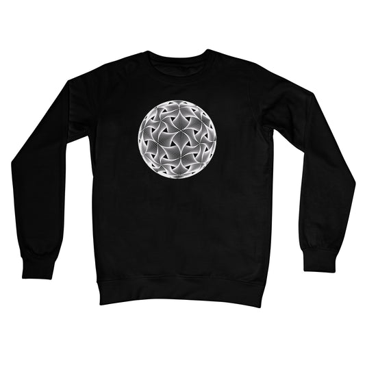 Diatom, White Crew Neck Sweatshirt