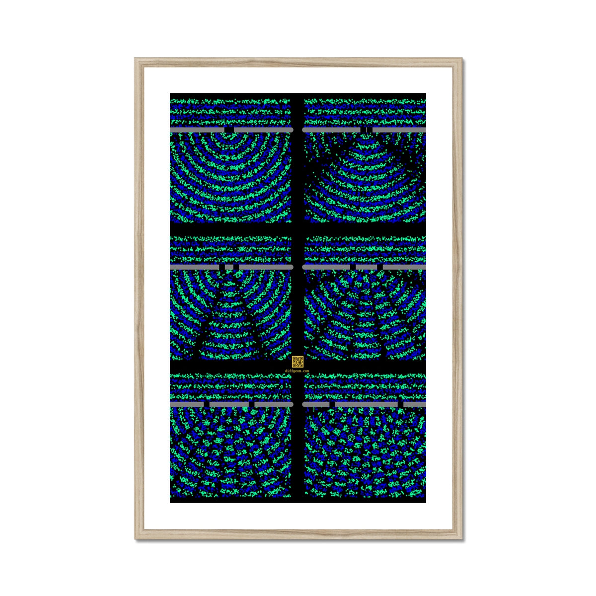 Double Slit Experiment Framed & Mounted Print