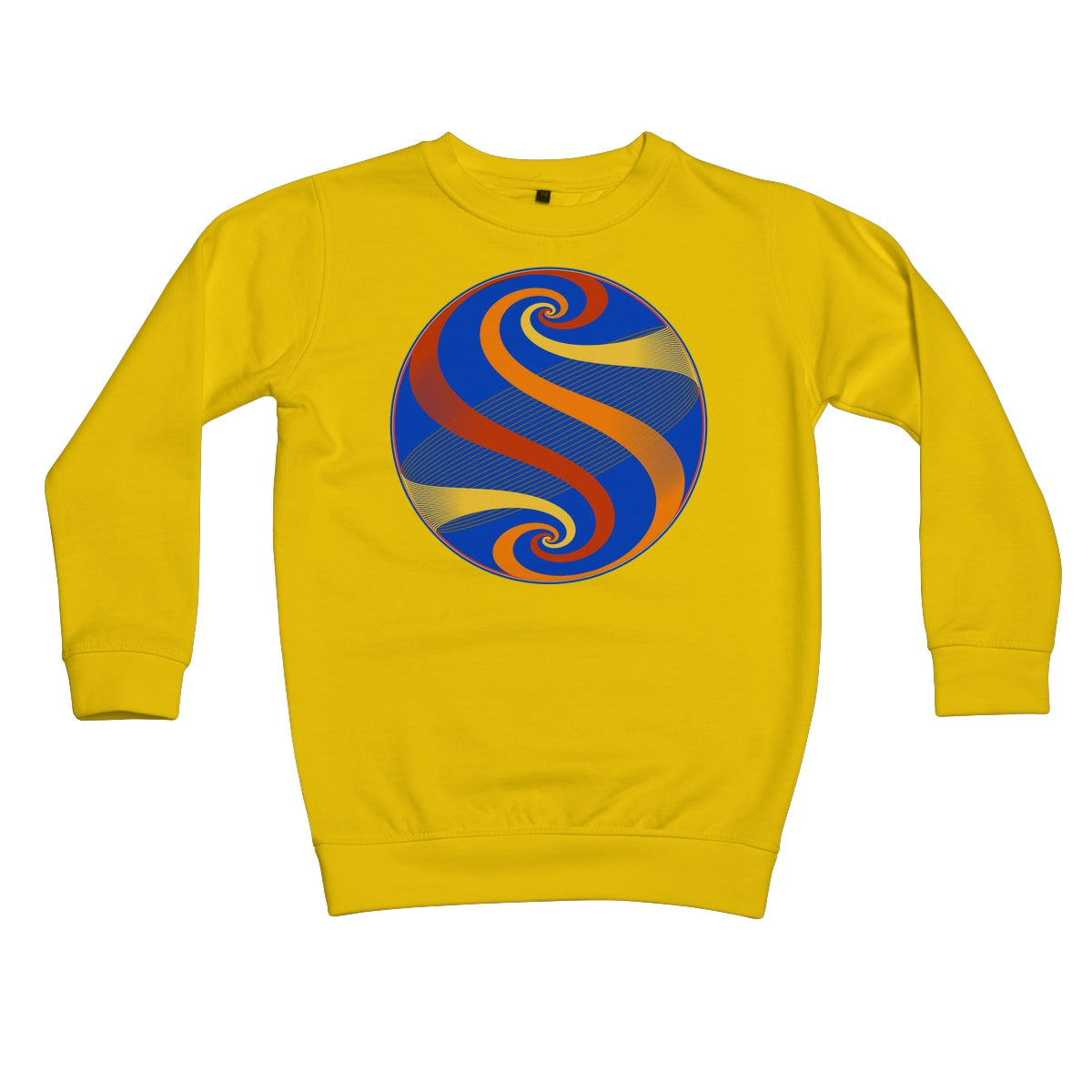 Möbius Flow, Autumn Globe Kids Sweatshirt