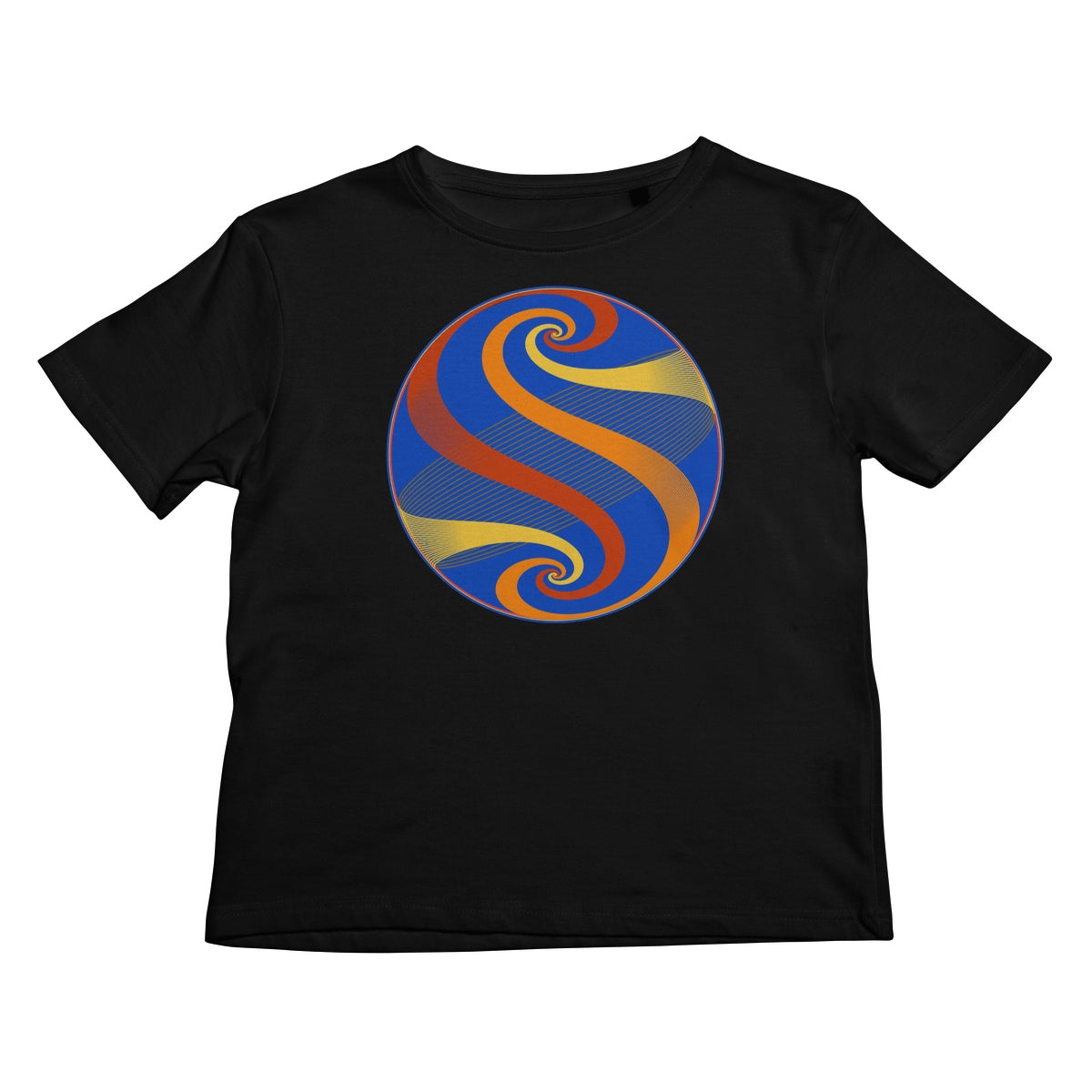 Möbius Flow, Autumn Globe Kids T-Shirt