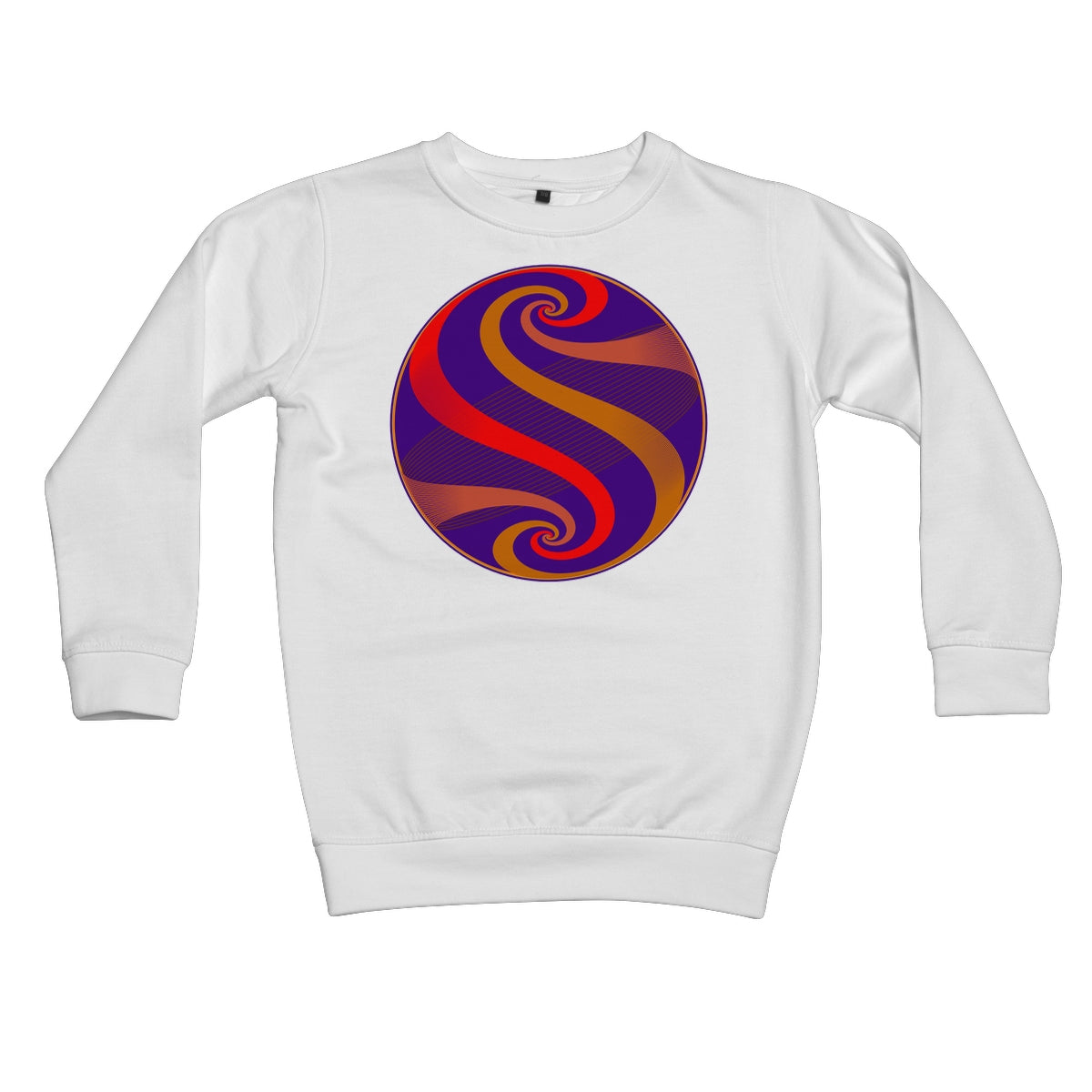 Möbius Flow, Dawn Globe Kids Sweatshirt